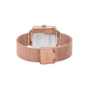Montre CLUSE La Tétragone Rose Gold Mesh/White CL60003 - PRECIOVS