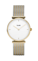 Montre CLUSE Triomphe Gold Bicolour Mesh CL61002 - PRECIOVS