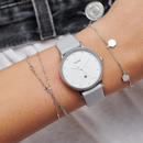 Montre CLUSE Le Couronnement Leather Grey Silver CL63004 - PRECIOVS