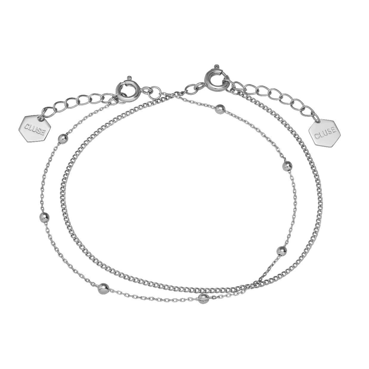 Ensemble de deux bracelets CLUSE Essentielle Silver CLJ12010 - PRECIOVS