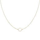 Collier/tour de cou CLUSE Essentielle Gold Open Circle Choker CLJ21002 - PRECIOVS