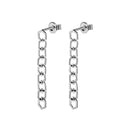 Boucles d'oreilles CLUSE Essentielle Silver Open Hexagons Chain CLJ52009 - PRECIOVS