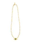 Collier MYA BAY Green Ojo CO-155.G - PRECIOVS