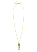 Collier MYA BAY Blue-Green Dancing Mary CO-219.G - PRECIOVS
