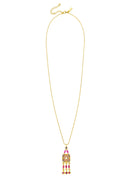 Collier MYA BAY Fuchsia-Purple Dancing Mary CO-220.G - PRECIOVS
