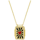 Collier MYA BAY Psychedelic Heart Boheme CO-234.G - PRECIOVS