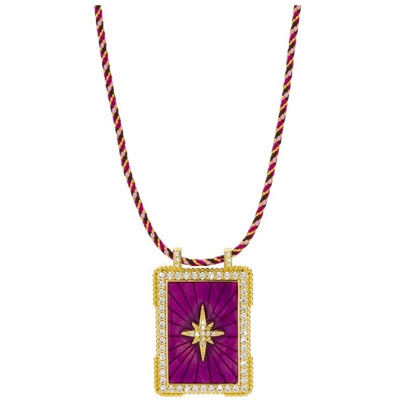 Collier MYA BAY Purple Diwali Boheme CO-235.G - PRECIOVS