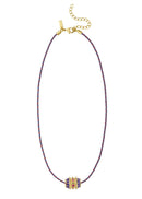 Collier MYA BAY Purple Talisman CO-259.G