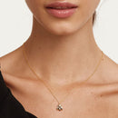 Collier PDPaola Zaza argent plaqué or et pierres précieuses - PRECIOVS