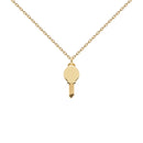 Collier PDPaola Eternum argent plaqué or avec pendentif clé - PRECIOVS
