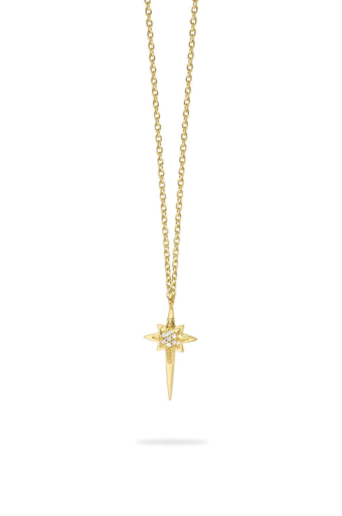 Collier MYA BAY Comète - Pierres blanches CO-26.G - PRECIOVS