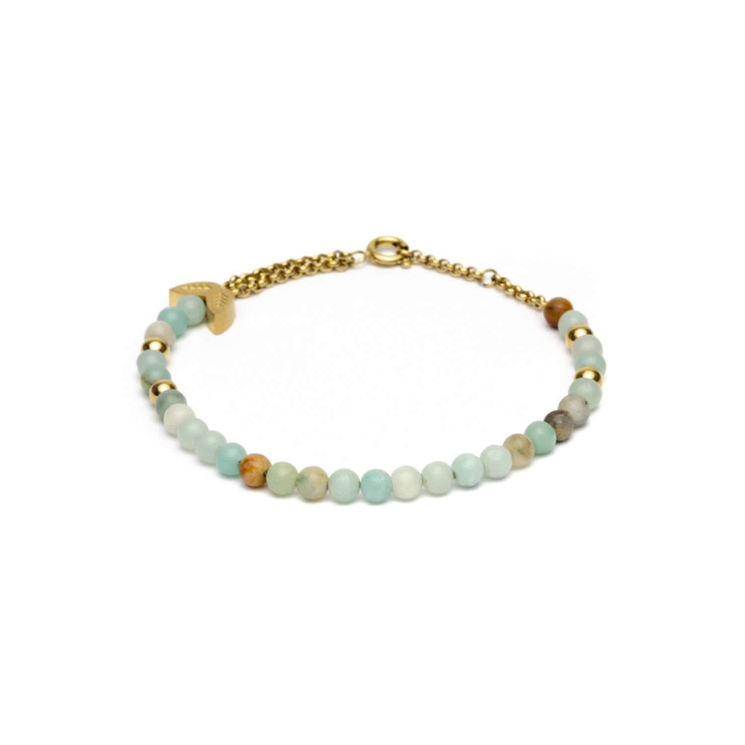 Bracelet Didyma par Gemini Chania 3 colours en pierres naturelles amazonite - PRECIOVS