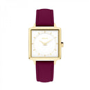 Montre Amalys Clara Gold/White Framboise - PRECIOVS