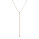 Collier I.Ma.Gi.N Jewels Co elegance enamel white Rose Gold - PRECIOVS