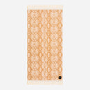 Serviette de plage Slowtide Diamond Back Corail en coton durable - PRECIOVS