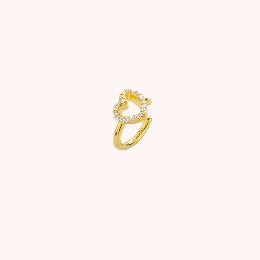 Earcuff MYA BAY Heart EA-09.G - PRECIOVS