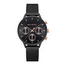 Montre Paul Hewitt Everpulse Black Sunray Noir Mesh - PRECIOVS