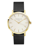 Montre Rosefield The GRAMERCY White Black Gold GWBLG-G32 - PRECIOVS
