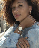 Montre Rosefield GABBY Chrono blanc argent NWG-N92 - PRECIOVS