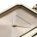 Montre Kapten & Son Grace Light Gold Cream Woven Steel - PRECIOVS