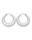 Boucles d'oreilles Rosefield Iggy Anneaux Massifs Silver JBHS-J089 - PRECIOVS