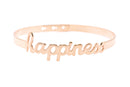 Bracelet Jonc MYA BAY My Words "Happiness" script JC-43 P - PRECIOVS