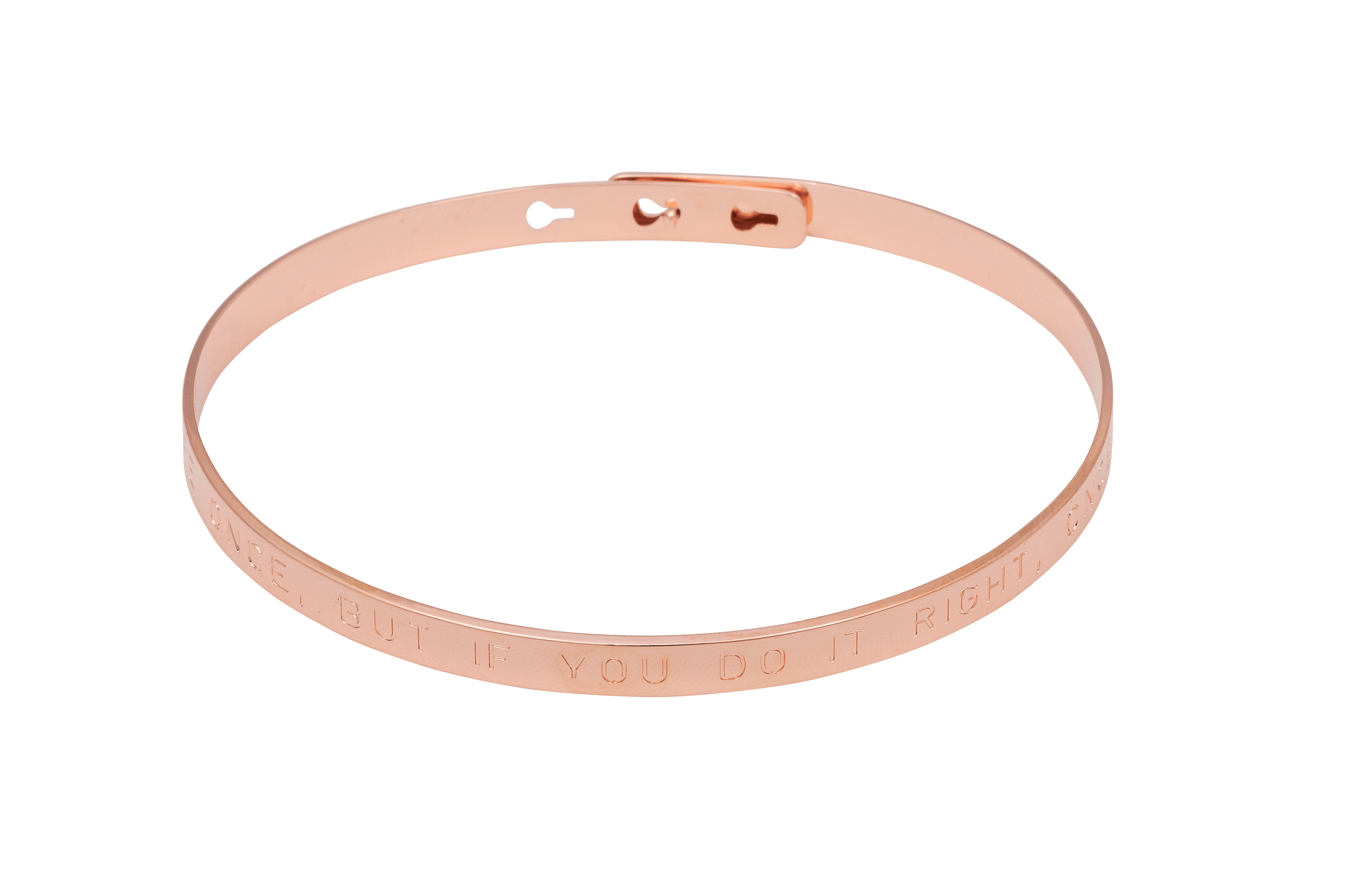 Bracelet MYA BAY You only live once, but if you do it right, once is enough JC-BL-01.P - PRECIOVS