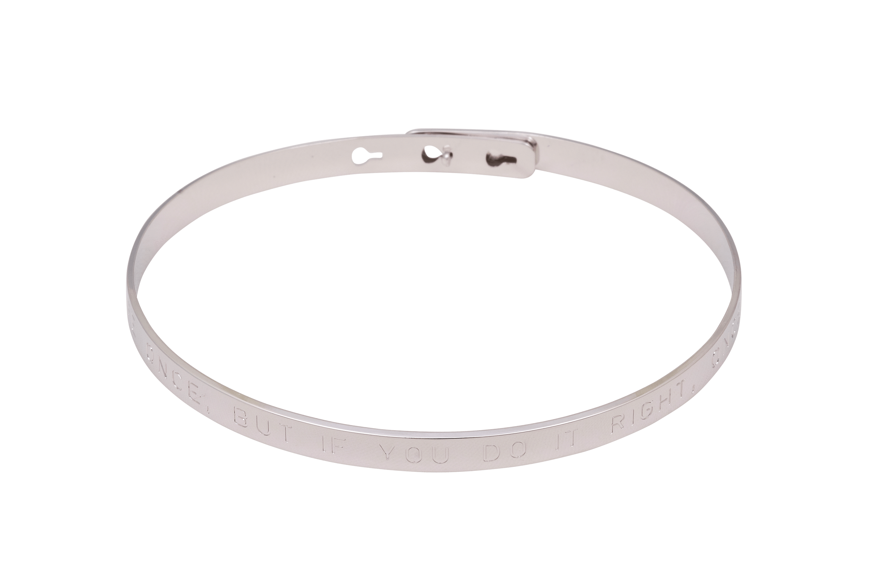 Bracelet MYA BAY You only live once, but if you do it right, once is enough JC-BL-01.S - PRECIOVS
