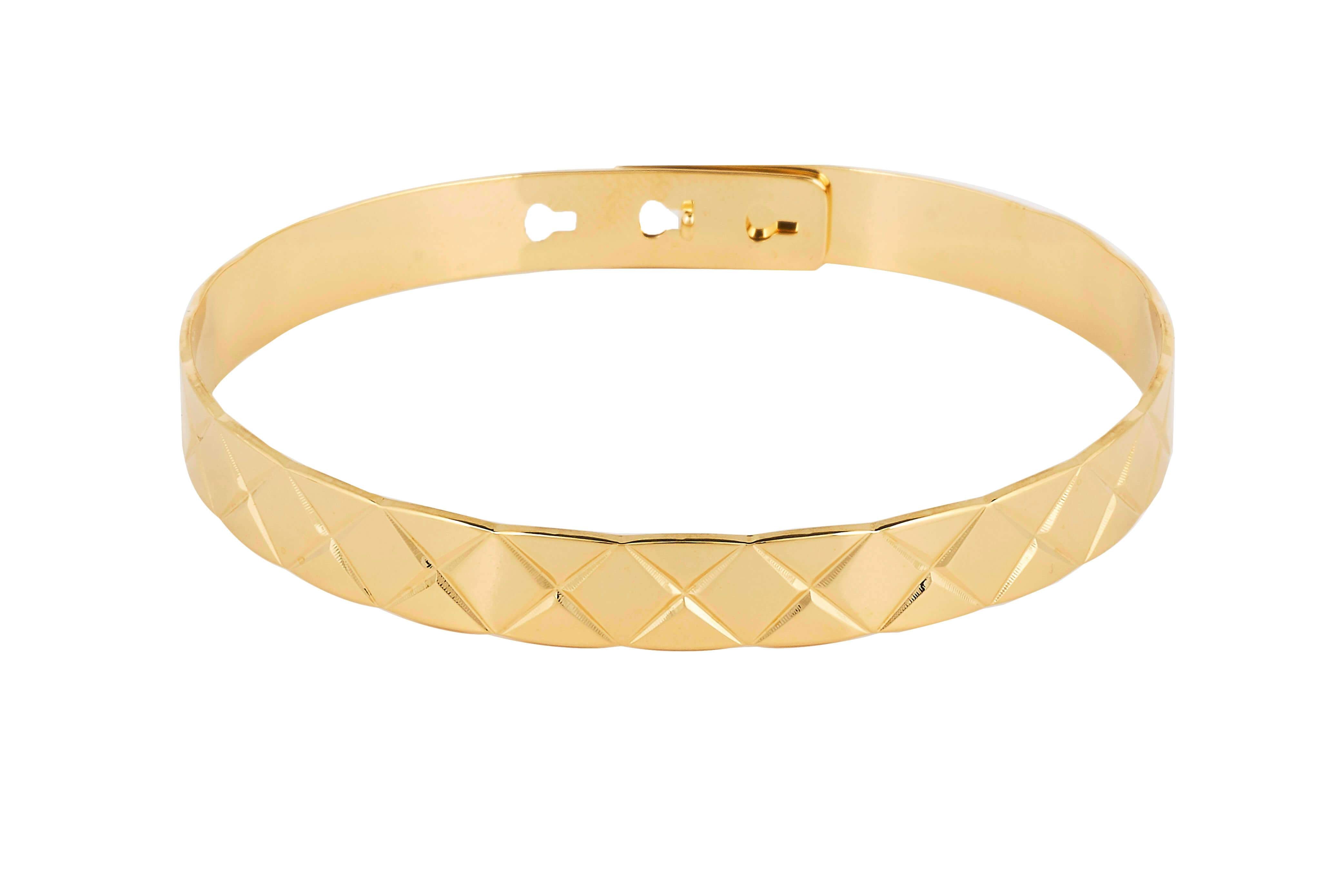 Bracelet MYA BAY Jonc matelassé JC-GE-04.G - PRECIOVS
