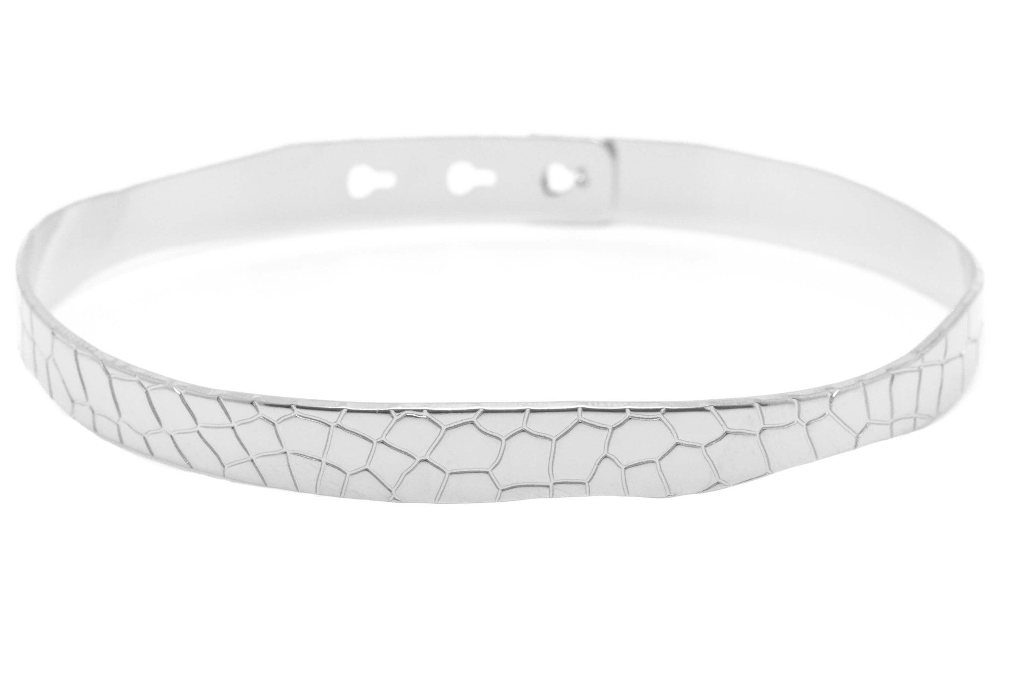 Bracelet Jonc MYA BAY Wild Textures Texture croco, LARGE JL-09.S - PRECIOVS