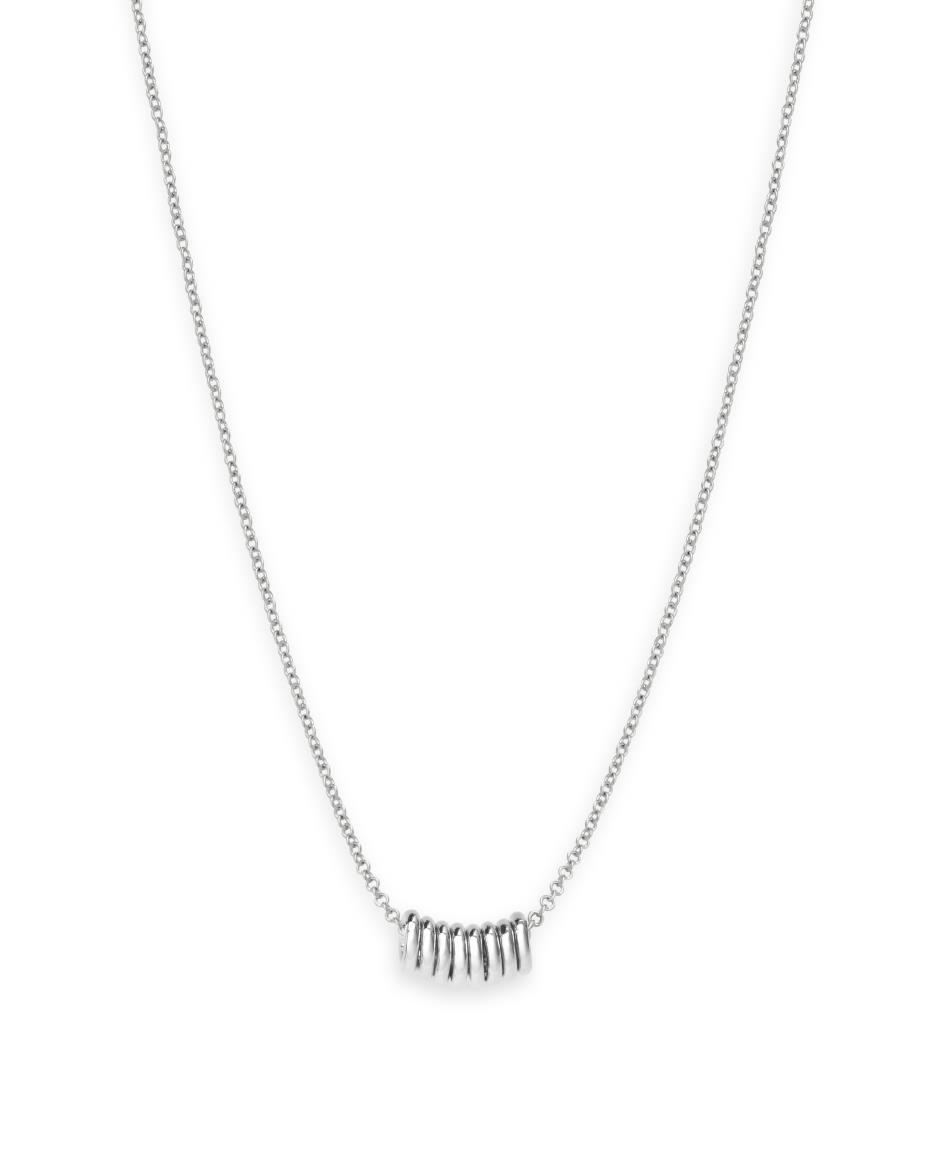 Collier Rosefield Iggy Anneaux Multiples Silver JMHNS-J070 - PRECIOVS