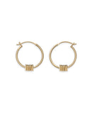 Boucles d'oreilles Rosefield Iggy Anneaux Multiples Petits Gold JMHSG-J066 - PRECIOVS