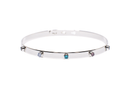 Bracelet Jonc MYA BAY Context 5 pierres, mauve, lavande, turquoise, rose, bleu JP-11 S - PRECIOVS