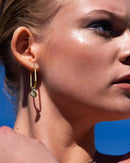 Boucles d'oreilles Rosefield The Raye Pendentif Sunray avec cristal Swarovski Gold J258 - PRECIOVS