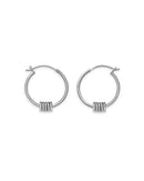 Boucles d'oreilles Rosefield Iggy Anneaux Multiples Petits Silver JMHSS-J067 - PRECIOVS