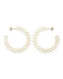 Boucles d'oreilles Rosefield Iggy Anneaux Spike Gold JSPHG-J063 - PRECIOVS