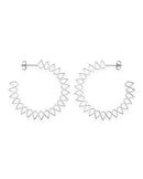 Boucles d'oreilles Rosefield Iggy Anneaux Spike Silver JSPHS-J064 - PRECIOVS
