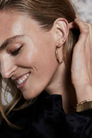 Boucles d'oreilles Rosefield Iggy Anneaux Torsadés Rose Gold JTWHR-J094 - PRECIOVS