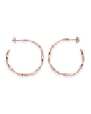 Boucles d'oreilles Rosefield Iggy Anneaux Torsadés Rose Gold JTWHR-J094 - PRECIOVS