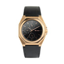 Montre Gemini Lux Leather Rose Gold - PRECIOVS