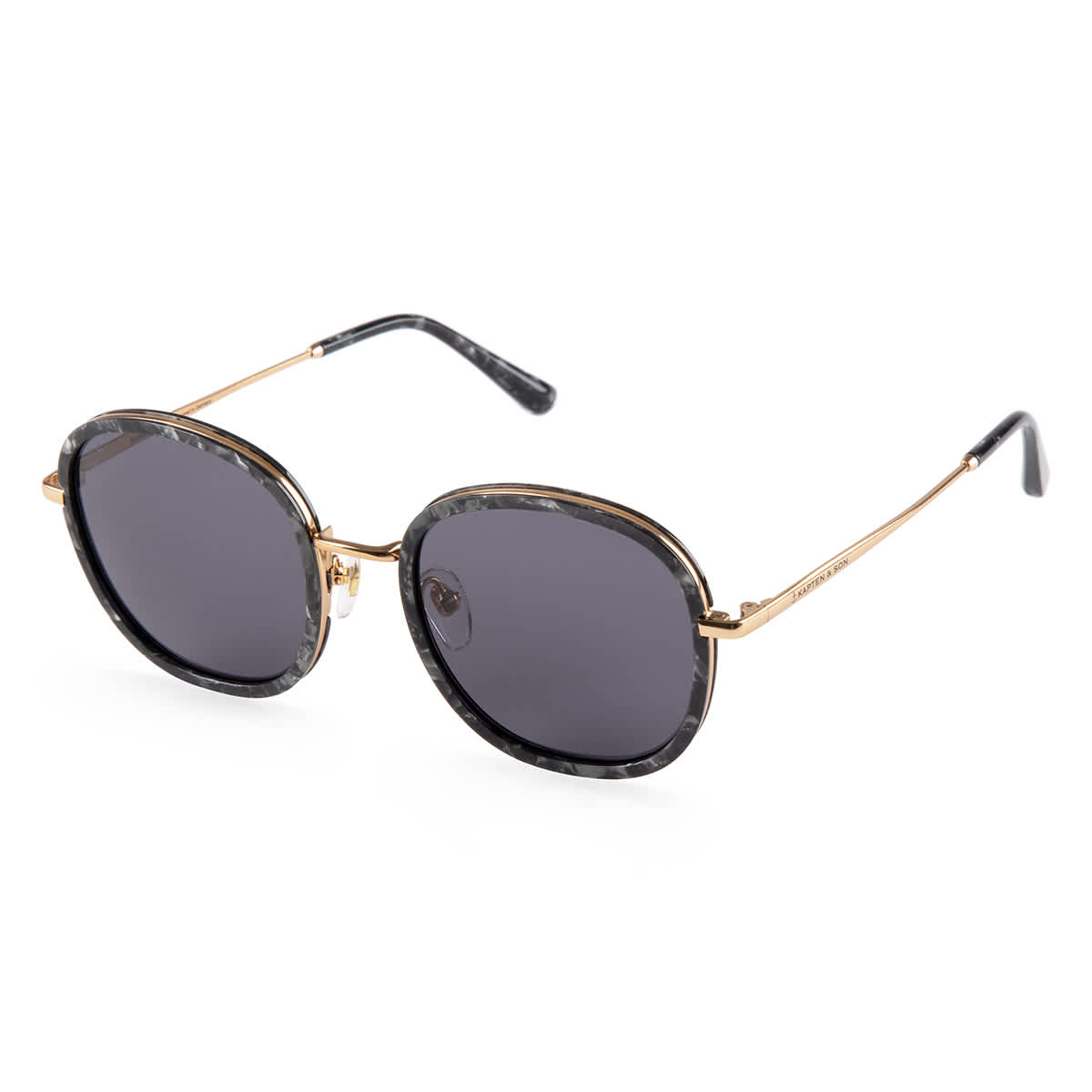 Lunettes de Soleil Kapten & Son Amsterdam Large Pearl Black - PRECIOVS