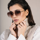 Lunettes de Soleil Kapten & Son Capetown Gold Brown Gradient - PRECIOVS