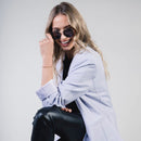 Lunettes de Soleil Kapten & Son Amsterdam Large Pearl Black - PRECIOVS