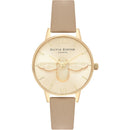 Montre Olivia Burton 3D Bee Gold & Sand OB16AM150 - PRECIOVS