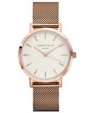 Montre Rosefield The MERCER White Rose Gold MWR-M42 - PRECIOVS