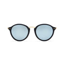 Lunettes de soleil Kapten & Son Maui Matt Black Blue Mirrored KS03-BKM-BMG - PRECIOVS