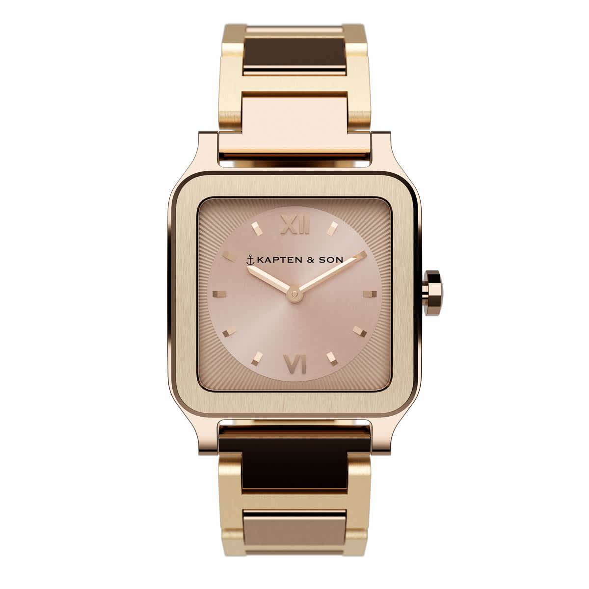 Montre Kapten & Son Tresor Light Gold Cream Bold Steel - PRECIOVS