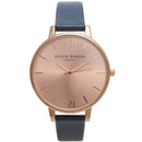 Montre Olivia Burton Big Dial Navy & Rose Gold OB13BD13B - PRECIOVS