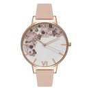 Montre Olivia Burton Enchanted Garden Dusty Pink, White & Rose Gold OB15WG10 - PRECIOVS