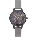 Montre Olivia Burton Celestial Vegan London Gray & Matte Black OB16AD50 - PRECIOVS